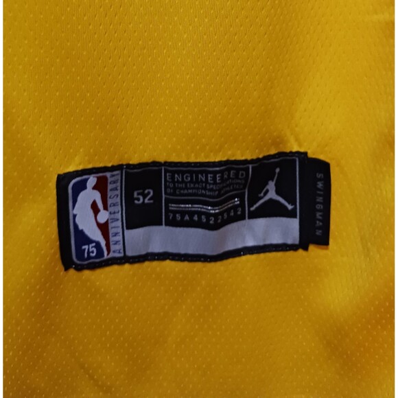 Tyrese Haliburton (Jordan)-(Pacers)-(Jersey)-(Yellow)-(Good Cond.)-(XL)-$110.00 - Picture 11 of 13